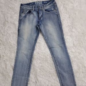 Light wash faded jeans